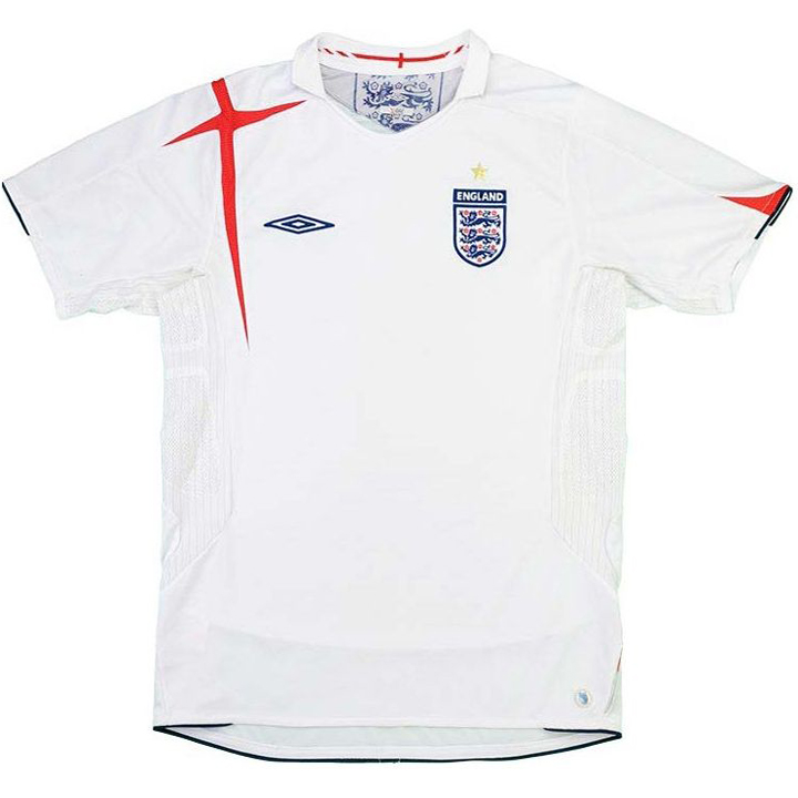 Retro 2006 England Home Soccer Jersey - Love Soccer Jerseys
