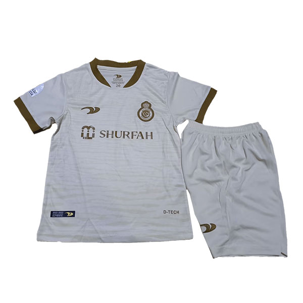 Kids 2022-2023 Al Nassr Third Soccer Kit - Love Soccer Jerseys