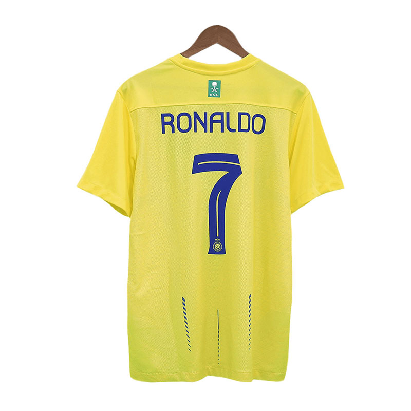 2023 2024 Al Nassr Ronaldo 7 Home Soccer Jersey Love Soccer Jerseys